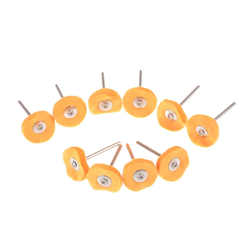 Dremel Accessories 25x3mm Buffing Polishing Pad for Metal Cloth Sanding Deburring Wheel Pad for Rotary Tool Polishing Tool 10Pcs