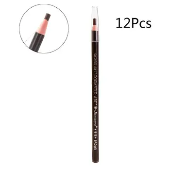 

12pcs/set Eyebrow Pencil Colored Soft Cosmetic Art Permanent Makeup Waterproof