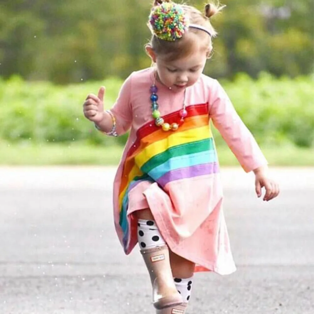 Новинка; платье для маленьких девочек; Одежда для маленьких детей; одежда принцессы для маленьких девочек; яркие разноцветные праздничные платья на бретельках; Vestido Infant - Цвет: XH00090