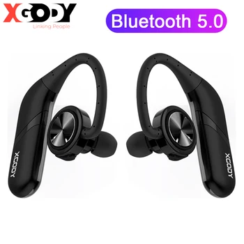 

XGODY S800 TWS Bluetooth Earphones 5.0 Stereo HIFI Sound Wireless Bluetooth Headphone Earhook With Microphone For iphone xiaomi