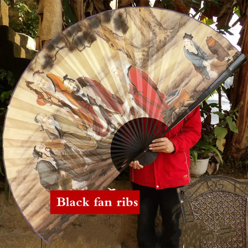 Large Fans Wall Decoration Large Chinese Folding Fan Chinese Fan