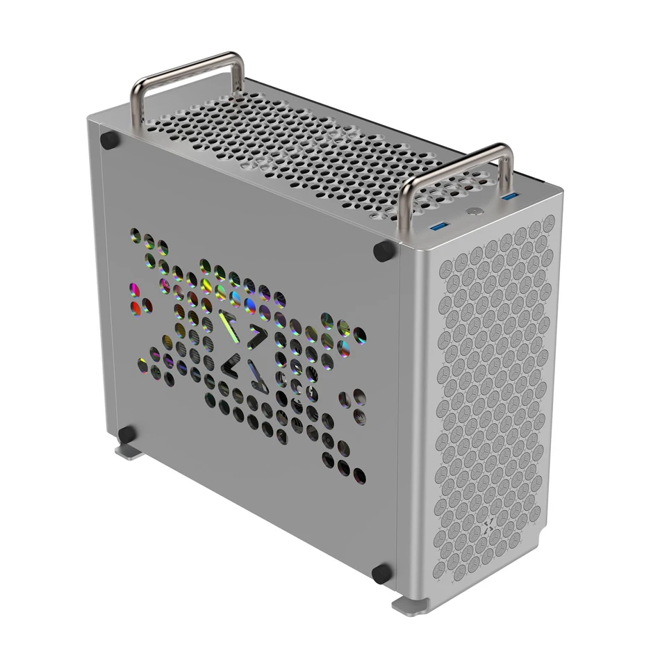 Braveman ZZAW Aluminum Alloy Mini ITX Computer Case Desktop PC