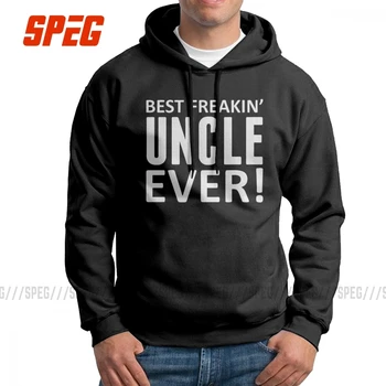 

Men's Hooded Sweatshirt Best Freakin Uncle Ever Funny Purified Cotton Design Hipster Hoodies Hoodie Shirt