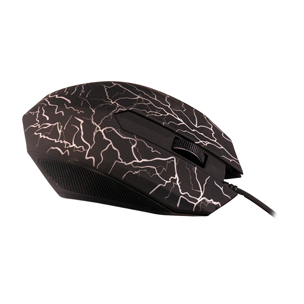 Wired USB Mouse 1600DPI LED Backlight Gaming Mouse Mice for Laptop Computer Desktop PC Mouse for Windows 10/8/7/2000/Vista/XP