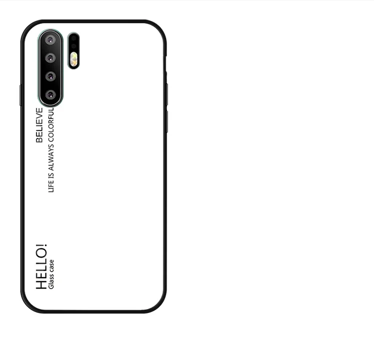 Постепенная замена стеклянный чехол для телефона huawei P30 Pro Lite MAR-LX3A полная защита бампер для huawei Nova 4e задняя крышка телефона