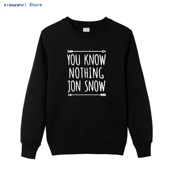 

New Arrival men sweatshirts You Know Nothing Jon Snow joggers pullovers Casual Cotton hoodies Clothing 2020