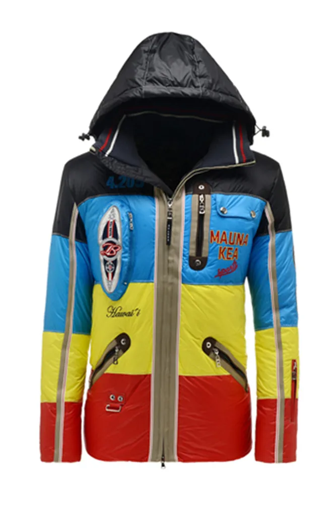B0GNER с капюшоном водонепроницаемая зимняя спортивная парка ветрозащитная Мужская Kanoa-D пуховая уличная Лыжная куртка
