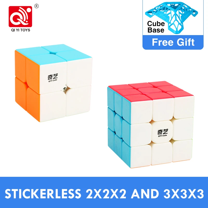 Самый дешевый волшебный куб QiYi Warrior S 3x3x3 парус W Professional Qidi 2x2x2 3x3 скоростной пазл 2x2