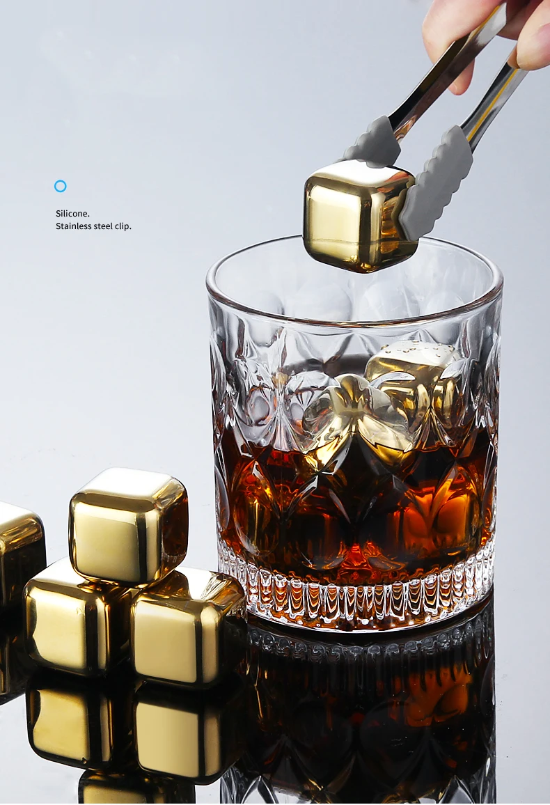 Whiskey Stone Customized Stainless Steel Ice Cube-4