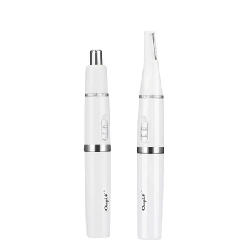 

2 In 1 Female Eyebrow Trimmer Electric Nose Hair Trimmer Razor Hair Removal Epilator Women Men Nose Shaver Face Care