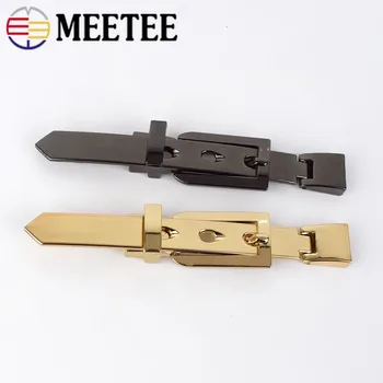 

1/2pc Meetee Handbag Hardware Accessories Metal Bag Belt Pin Buckle for DIY Sewing Bags Decor Clothing Adjust Leather Craft