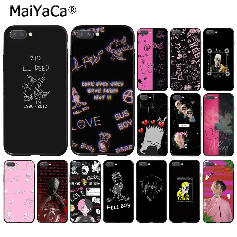 MaiYaCa Lil Peep hellboy Life is Beautiful Cry Baby чехол для телефона huawei Honor 8X9 10 20 Lite Honor 7A 7C Honor10i View 20