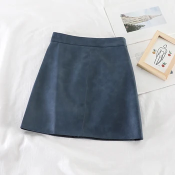 

HELIAR 2020 Spring Wome PU Leather Bodycon Skirts High Waist Mini Skirts Sexy Highstreet Skirts 2019 Autumn Female Skirts Women