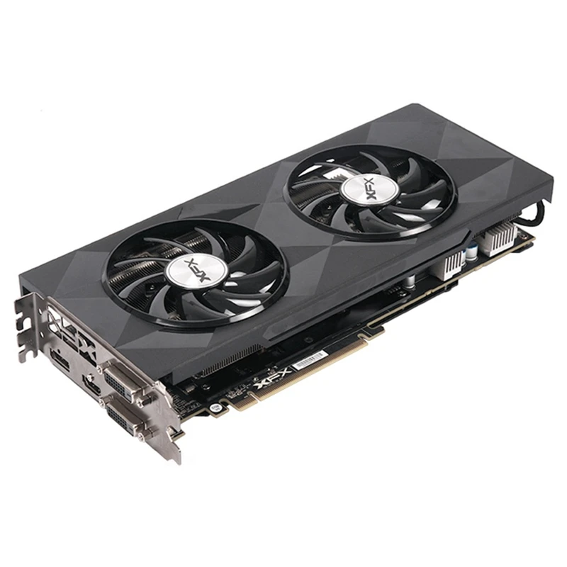 XFX R9 390 4 Гб Графика карты с высоким разрешением AMD Radeon R9390 4 Гб Видео Экран карты GPU доска настольный компьютер игровая карта для видеокарт не добычи полезных ископаемых