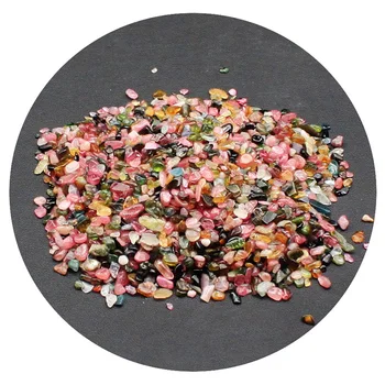 

Color Tourmaline Macadam Natural Tourmaline Macadam Ornaments Fine Particles Nail Art Color Small Stone Pillow Decoration
