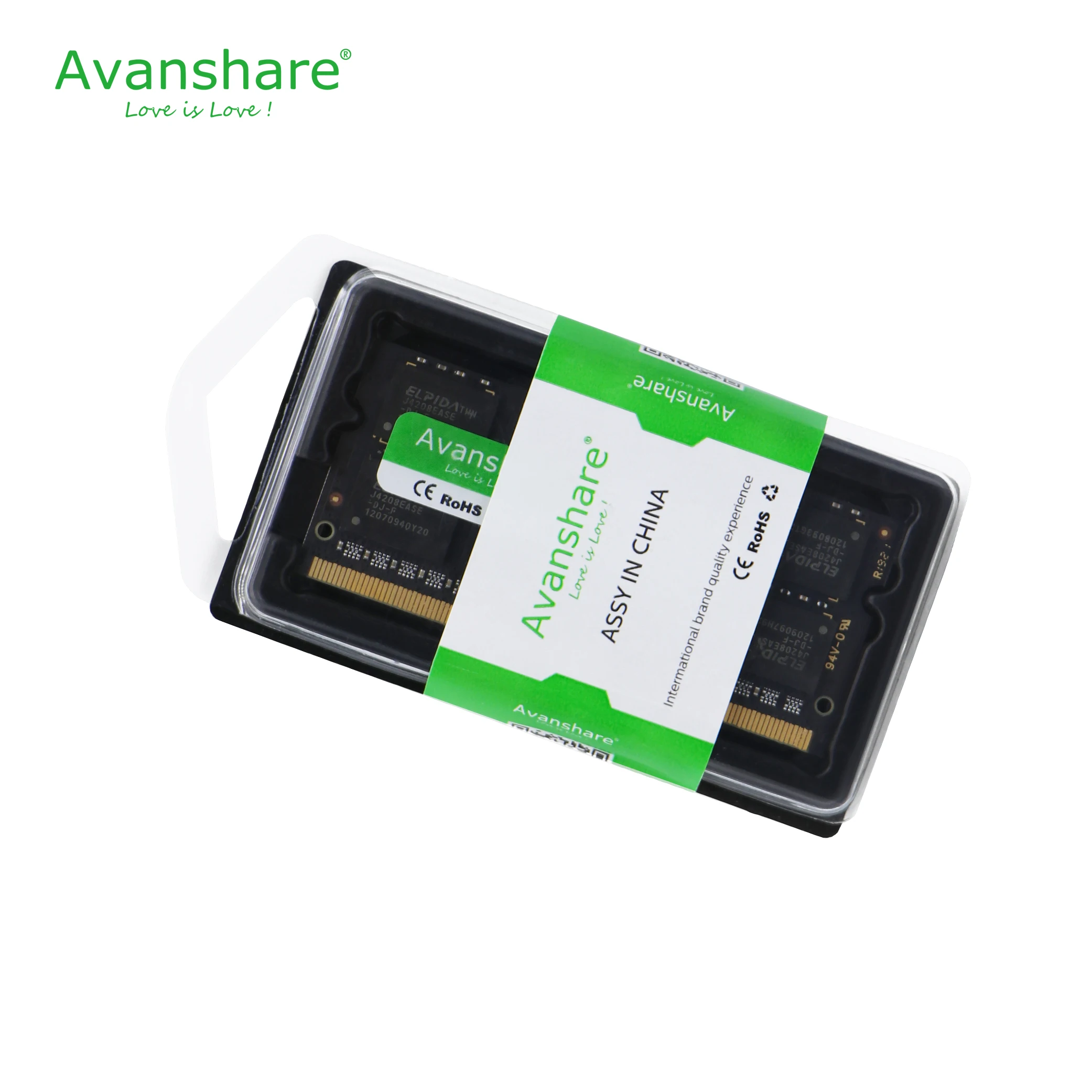 Avanshare Sodimm оперативной памяти 1,5 в ноутбука DDR3 2 ГБ/4 ГБ/8 ГБ DDR3 PC3 10600 1333 МГц DDR3 PC3 12800 1600 МГц 204pin для супер игровая