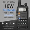 BaoFeng UV-S9 Tri-Band Radio 8W High Power 136-174Mhz/220-260Mhz/400-520Mhz Walkie Talkie Amateur Handheld Ham Two Way Radios ► Photo 2/6