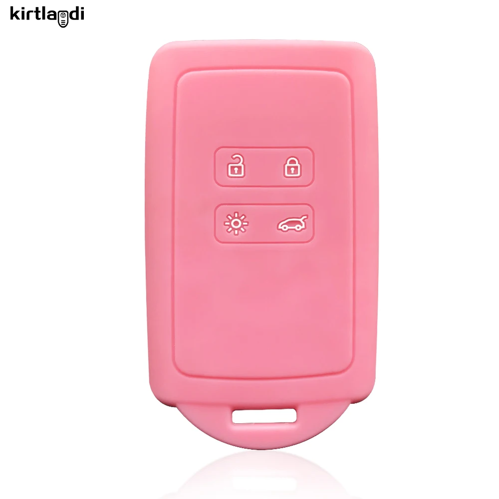 For Renault Captur Silicone Key Cover Holder for Renault Clio Megane Arkana Arcan Kadjar Zoe Espace 5 Smart Key Car Case