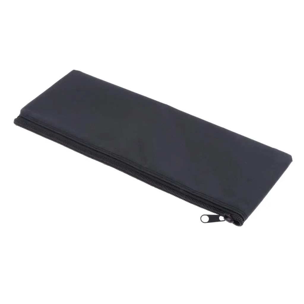 Premium Mic Protective Bags Soft Pouch Traveling 31x11cm Black Dustproof