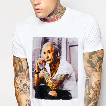 

Hillbilly Einstein T Shirt 2019 New Summer Fashion Men Short Sleeve Funny Print T-shirt Harajuku Aesthetics Tops Tees for Lady