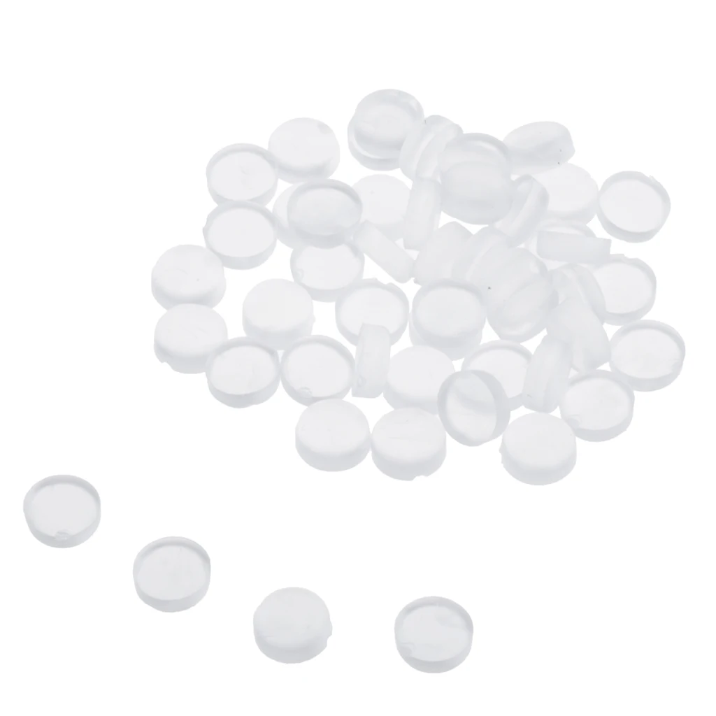 50 Pack Trombone Trumpet Parts Waterkey Spit Valve Cork Pads Tools Accessory Water Key Cork Pads