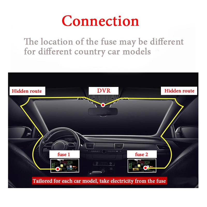 Car Road Record WiFi DVR Dash Camera For Ford C-Max 2003~2010 Driving Video Recording  ghjgh