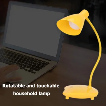 

5W LED Table Lamp E27 Dimmable Desk Reading Touch Adjustable 3 Modes Study Light for Household Bedroom Accessories