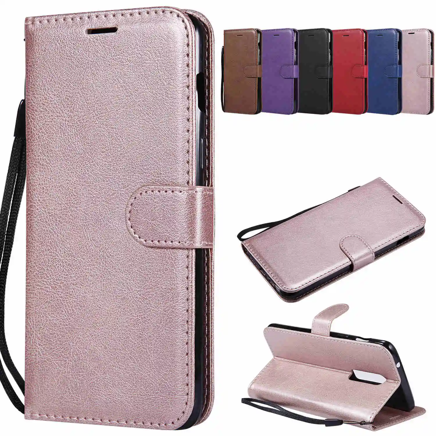 

Leahter Wallet Phone Case OnePlus 6 6T 7 Case Flip Cover For OnePlus 7 pro Case