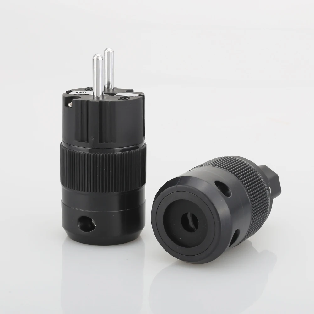 High End родием EUR Schuko EU Мощность Plug & IEC разъем|power plug|eu power plugiec connector |