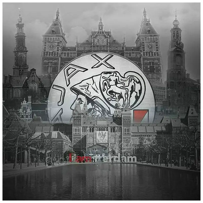 5d diy алмазная живопись ajax стикер 40x40 см полный квадрат схипстер Круглый алмазное