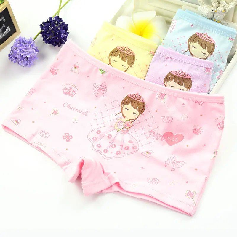 

12PCS Girls Cartoon Underwear Kids Cotton Panties Teenage Short Briefs Chidlren Panties Young Girls Underwear Majtki Dziewczynka