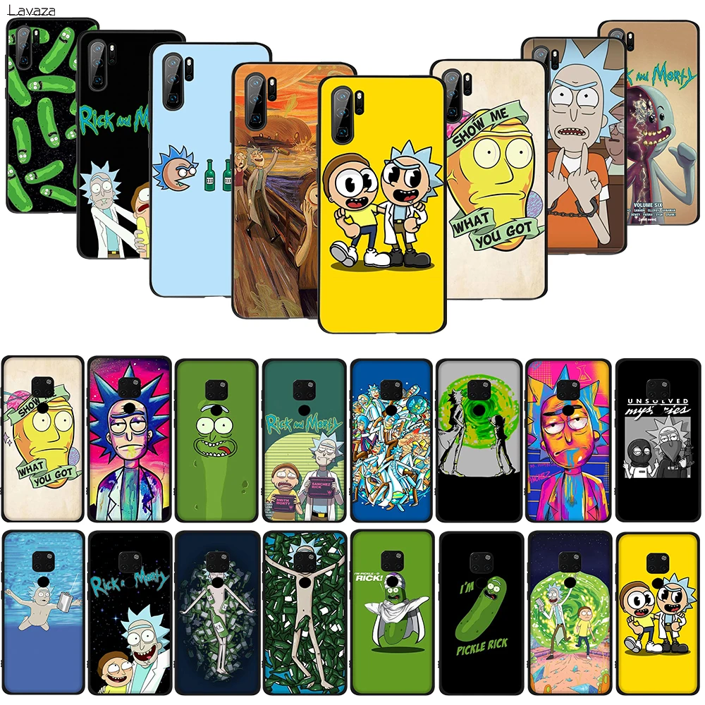

Lavaza Rick and morty TPU Phone Silicone Cover for Huawei P10 P20 P30 Lite Pro P Smart Z Soft Case