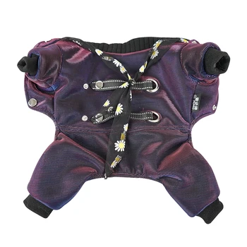 

Cute Pet Clothes For Small Medium Dogs Autumn Winter Warm Puppy Coats Reflective Discoloration Chihuahua Jacket Jumpsuits