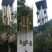 Большие колокольчики алюминиевые трубы Открытый Двор Сад домашний Декор Орнамент