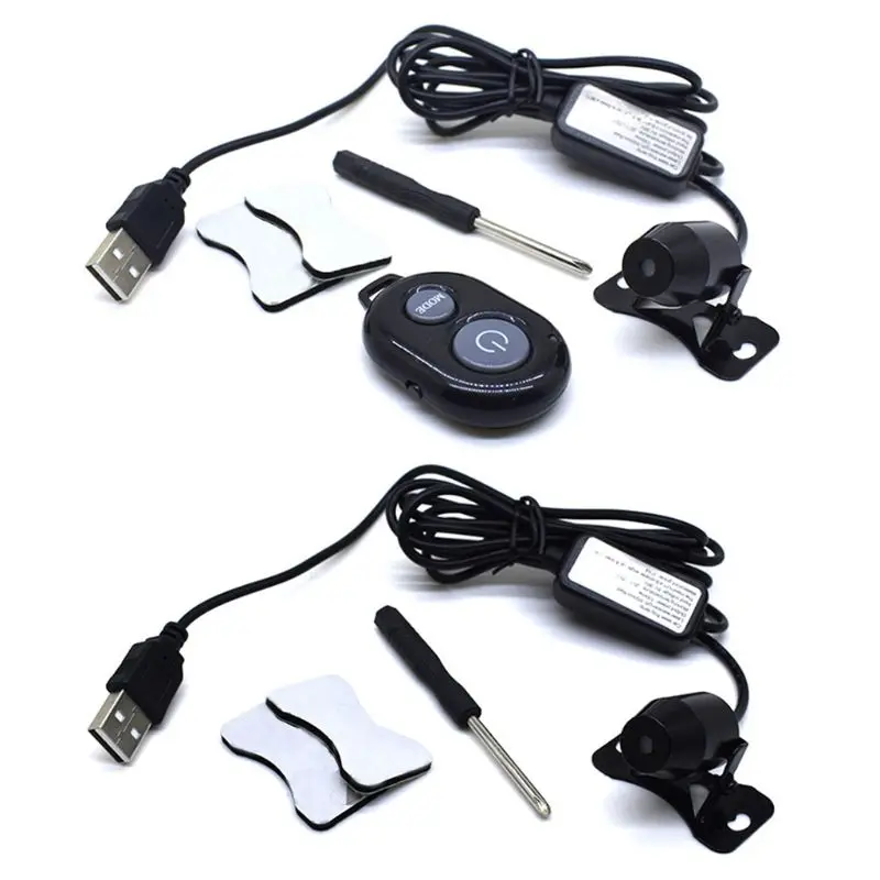 Home Car Interior Decor Ceiling Light Starry Sky Projection Sound Control Lamp