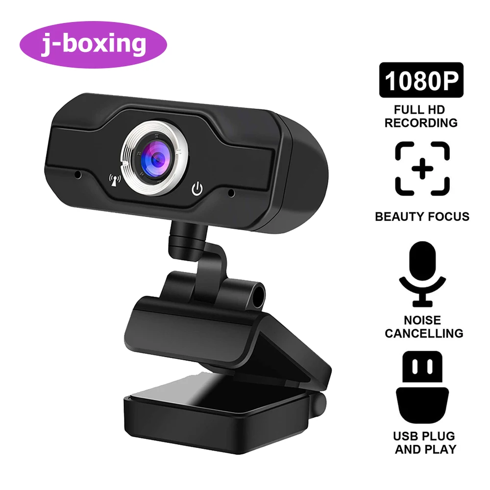 Webcam Full HD 1080P Autofocus Web Camera Web Cam USB Computer Camera With Microphone For Video Calling