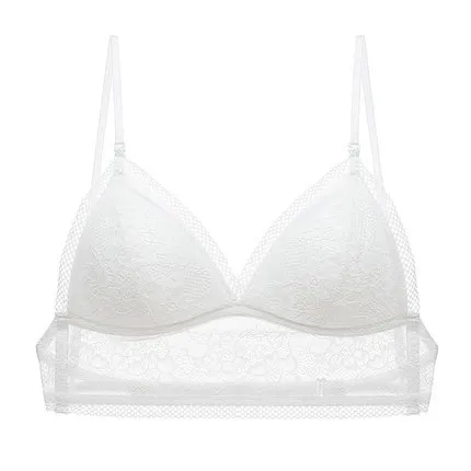 Floral Lace Bra,Wire Bra Bustier Sheer Top Seamless Bralette, Transparent  Cup Wireless Bras (Color : H, Cup Size : X-Large) : : Clothing,  Shoes & Accessories