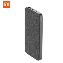 Xiaomi ZMI 10000mAh power Bank модная серая ткань QC3.0 PD type-C PD Двусторонняя Быстрая зарядка 18 Вт внешняя батарея для iPhone