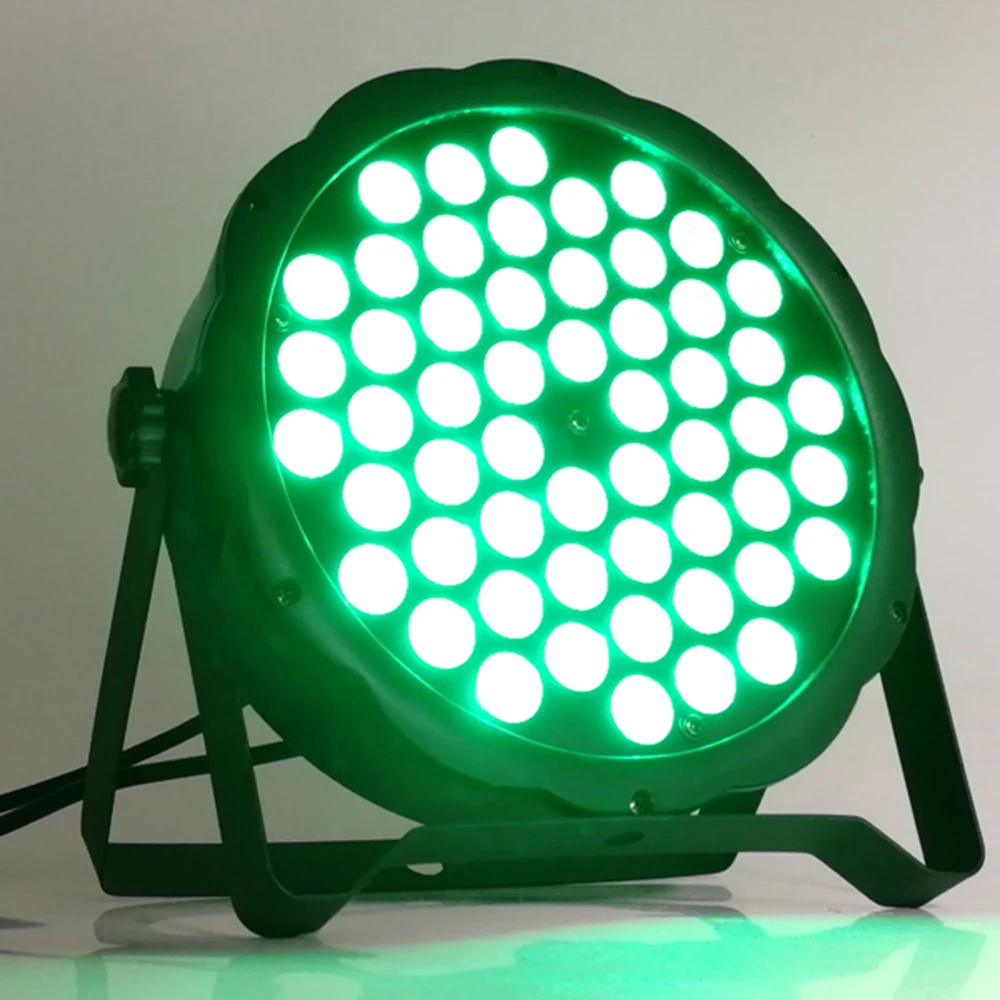 4 шт./54x3 Вт светодиодные лампы rgb 3 в 1 dmx512 flat par Профессиональное светодиодное