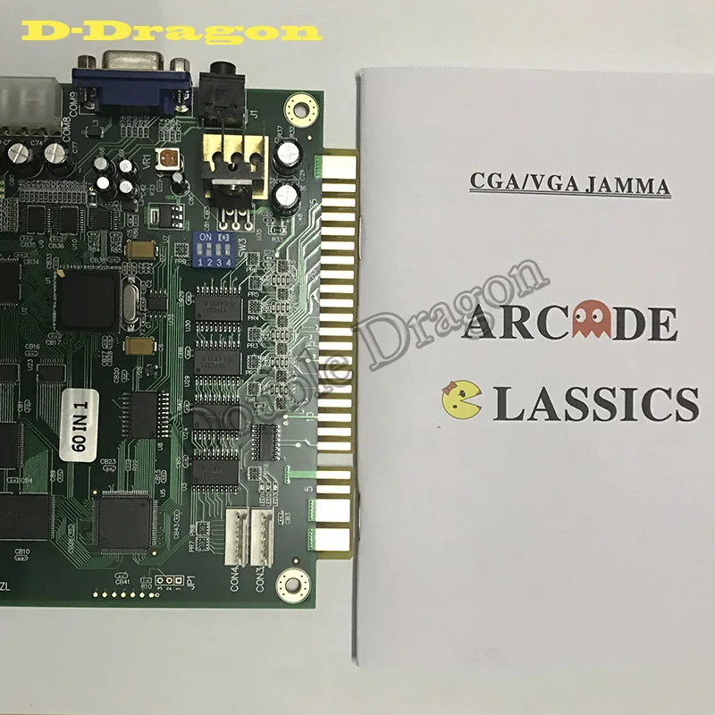 US $279.21 60 in 1 Jamma PCB for Cocktail Arcade Machine or Up Right arcade game machine Classical GamePac Man Donkey Kong