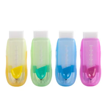 

Color Eraser Pencil Rubber Push-pull Creative Eraser Refill Student Stationery Adjustable Kids Gifts School Correction Supplies