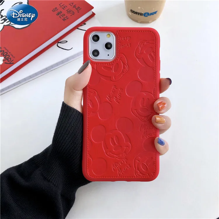 Силиконовый чехол DISNEY 2021 с Микки Маусом для IPhone 11 Pro Xs Max iPhone 12 12PRO 12PROMAX Официальный