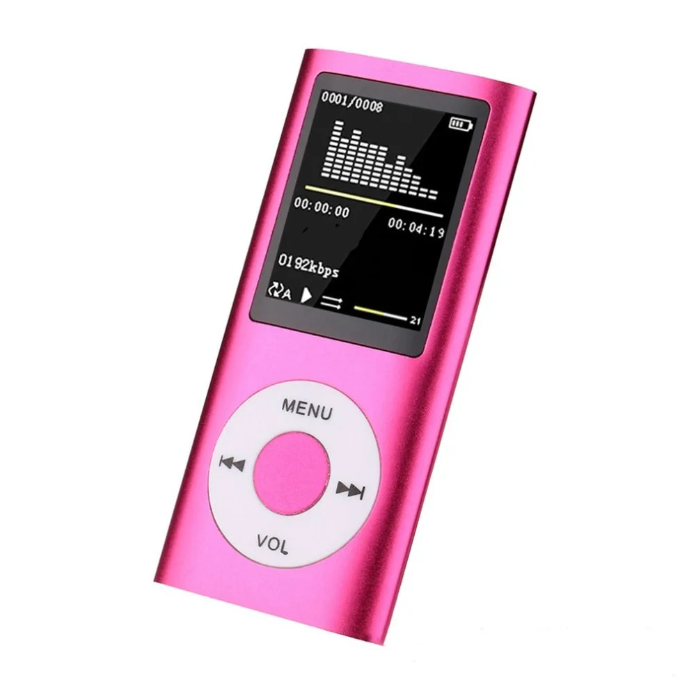 1,8 дюймовый цветной экран MP3-плеер воспроизведение музыки с fm-радио видеоплеер проигрыватель электронных книг
