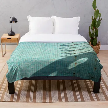 

Soft Blanket for Bed Sherpa Flannel Fleece Blanket Home Travel Sofa Soft Throw Blanket Blue Monday
