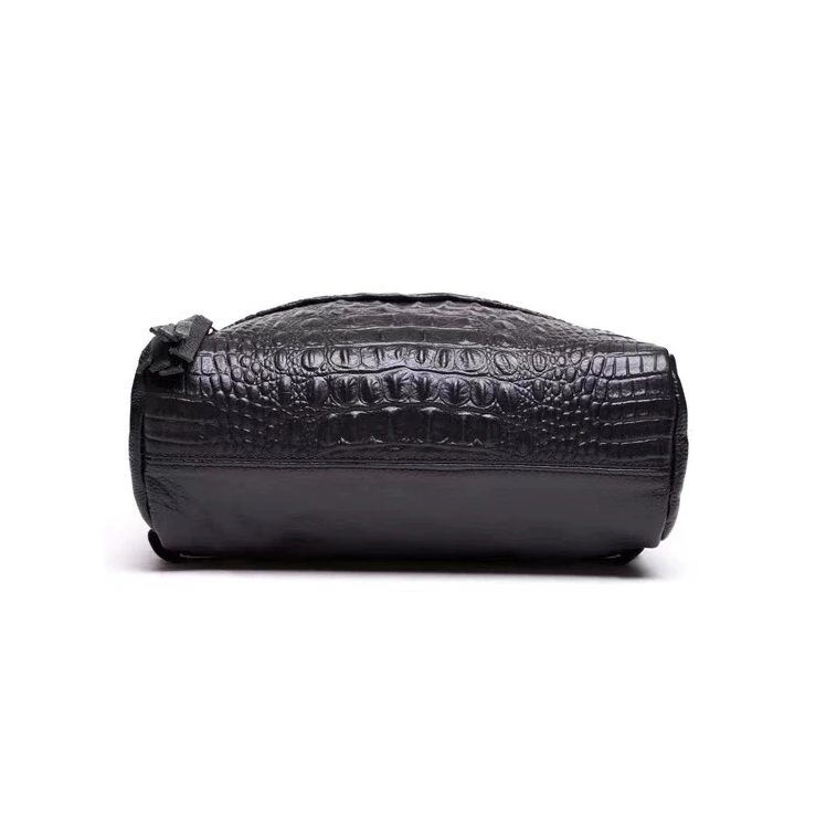 Genuine Leather Alligator Women Backpacks New Luxury Brand Female Real Natural Leather Ladies Girl Student Casual Backpack