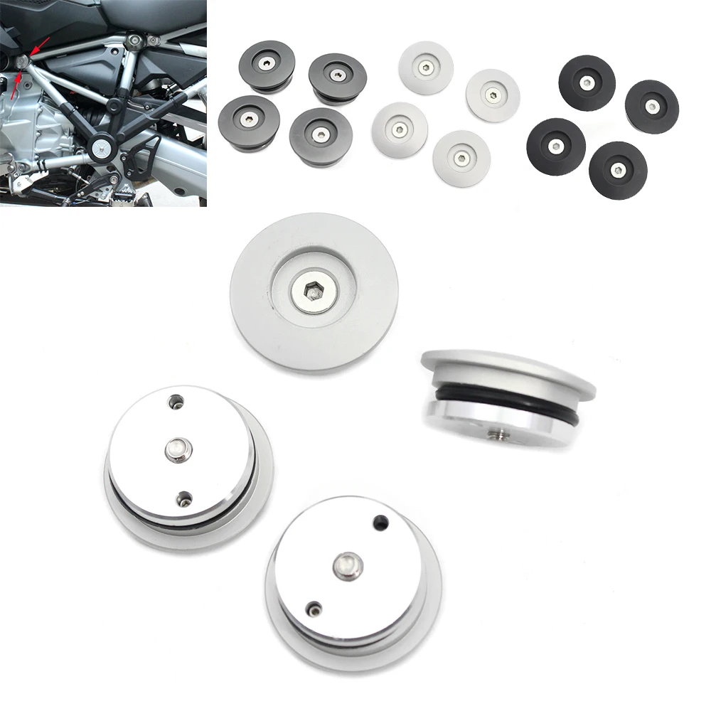 

Frame Plug Set Screws 4PCS For BMW R1200GS 2014 2015 2016 2017 R1250GS Motorcycle CNC Aluminium