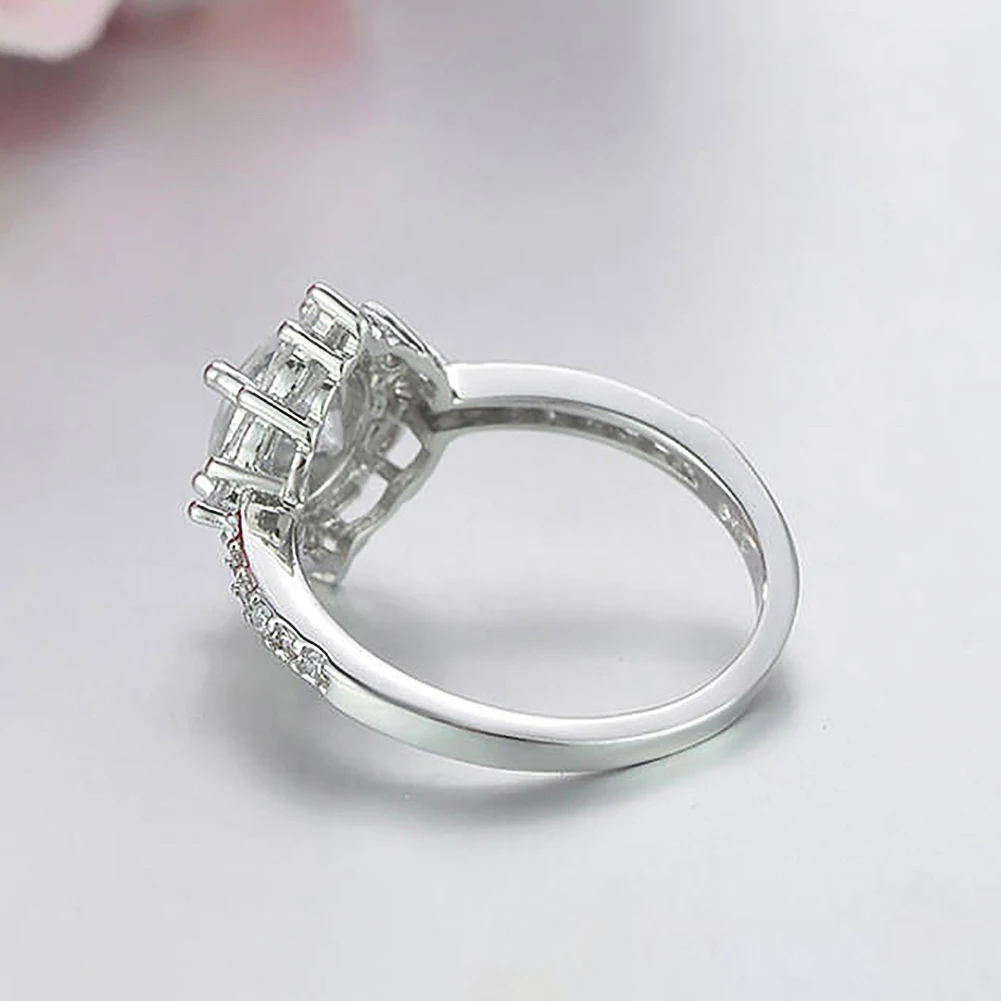 Новое поступление, женское круглое ограненное инкрустированное кольцо для невесты, для свадьбы, помолвки, ювелирный подарок