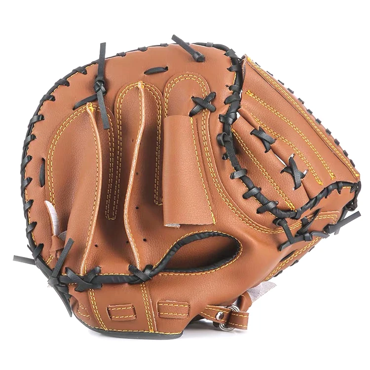 DL glove new design durable thickened PVC synthetic leather training type 32'' Catcher's Mitt