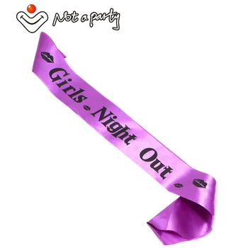 

12pcs Wedding event sation ribbon Bride bridesmaid hen bachelorette birthday decoration event party supplies fun gift mariage