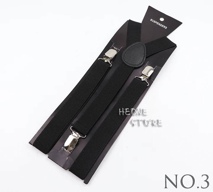 Hot Deals Solid Color Elastic Leather Suspenders Men Women Classic Adjustable Straps For Shirt Pants Skirts Wedding Accessories